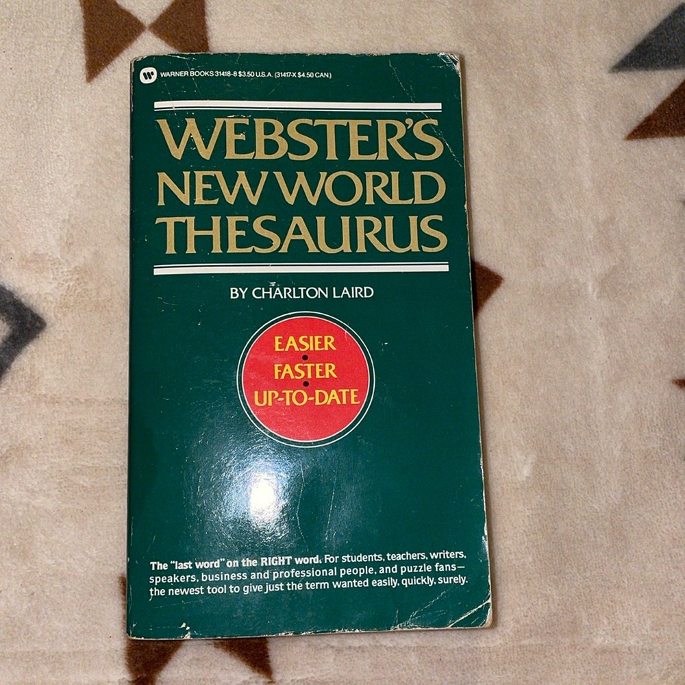 Webster’s New World Thesaurus